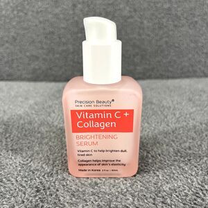 Precision Beauty Vitamin C + Collagen Brightening Serum Dull Tired Skin 2 fl oz